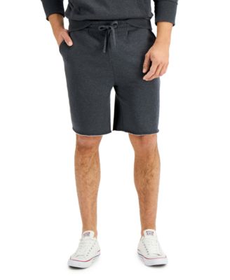 Sun + Stone - Men's Regular-Fit Garment-Dyed 8" Fleece Shorts
