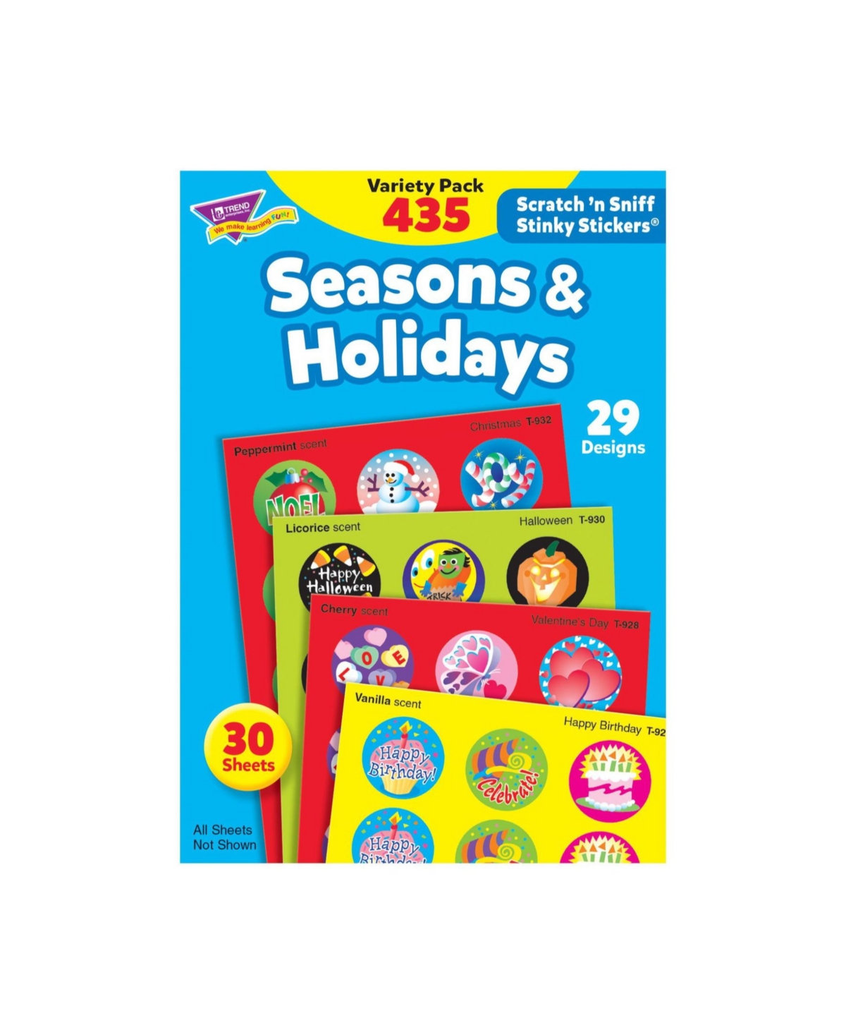 UPC 078628005806 product image for Seasons and Holidays Stinky Stickers Variety Pack | upcitemdb.com