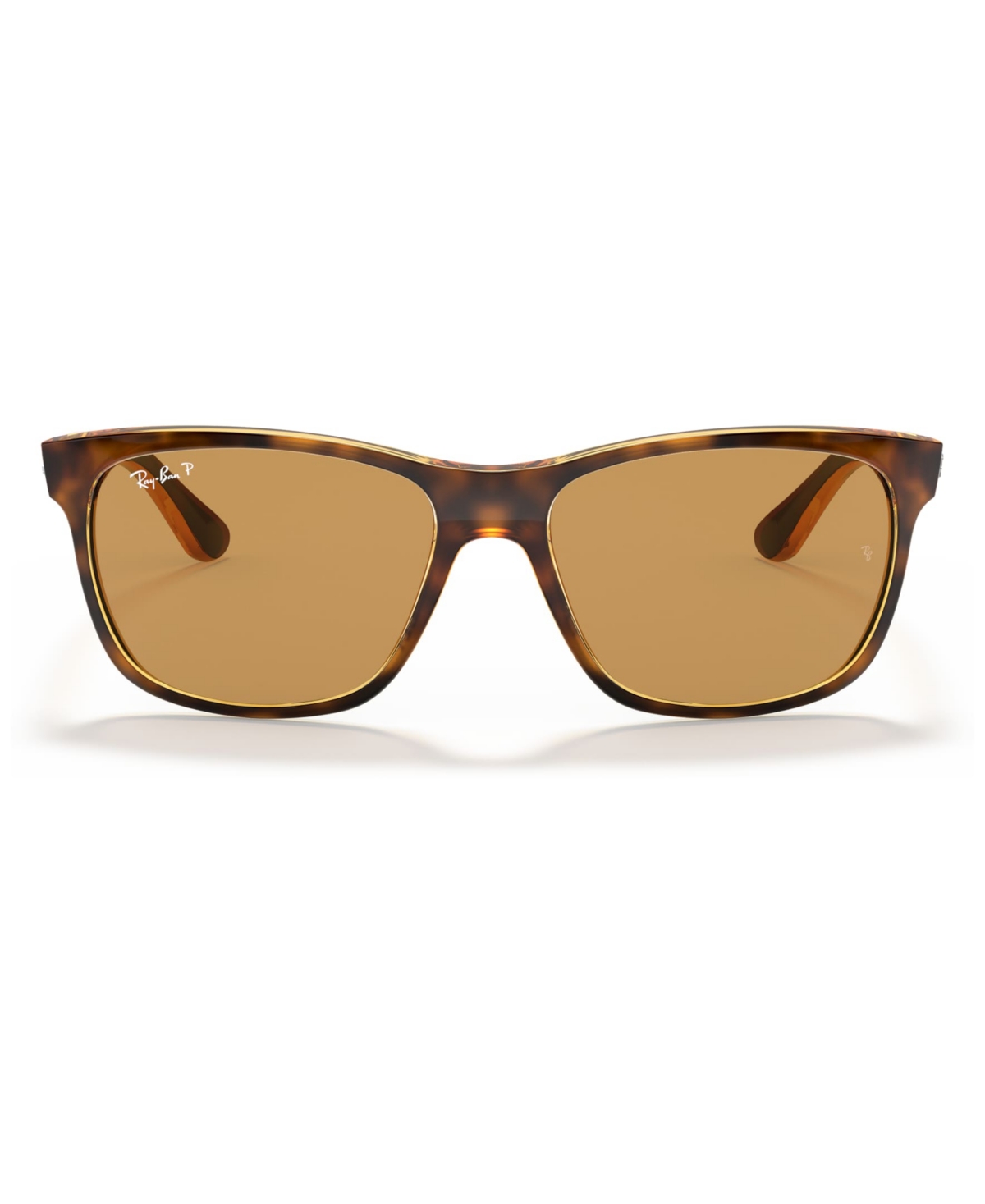 Ray Ban Polarized Sunglasses , Rb4181 In Yellow,brown