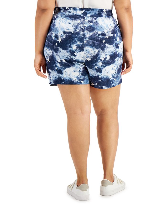 Style & Co Plus Size Printed Shorts, Created for Macy's Macy's