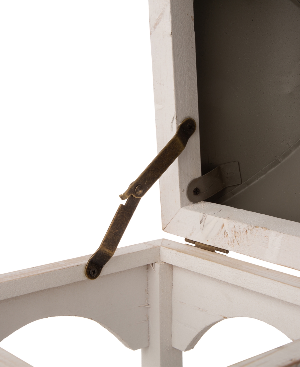 Glitzhome Set of 2 Mondern Farmhouse Wooden Lantern