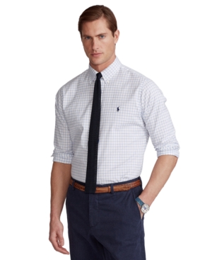 Polo Ralph Lauren Men's Classic-Fit Checked Oxford Shirt