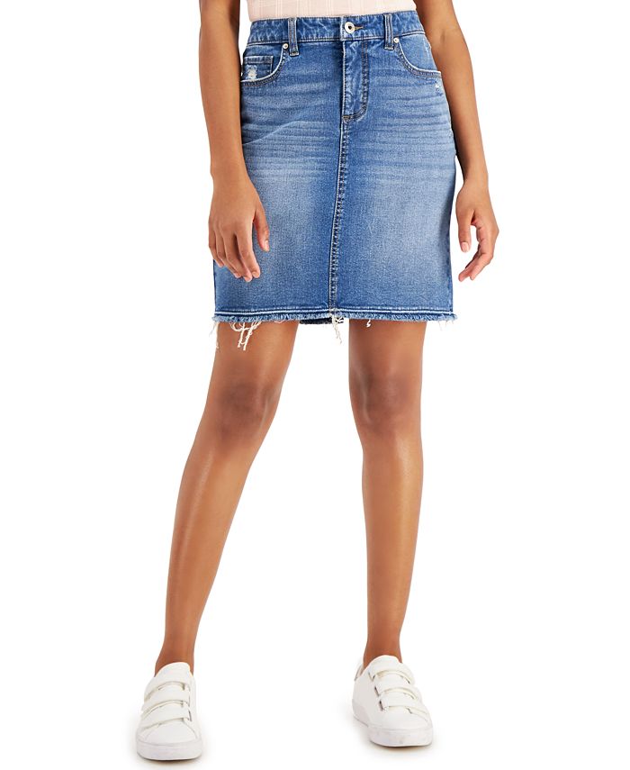 Style & Co Cotton Denim Skirt, Created for Macy's - Macy's