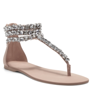 Aminah Abdul Jillil for Inc Sulina Embellished Flat Sandals Created for Macy's Women's Shoes