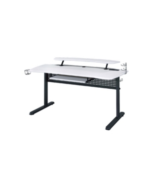 Acme Furniture Vildre Gaming Table with Usb Charging Dock