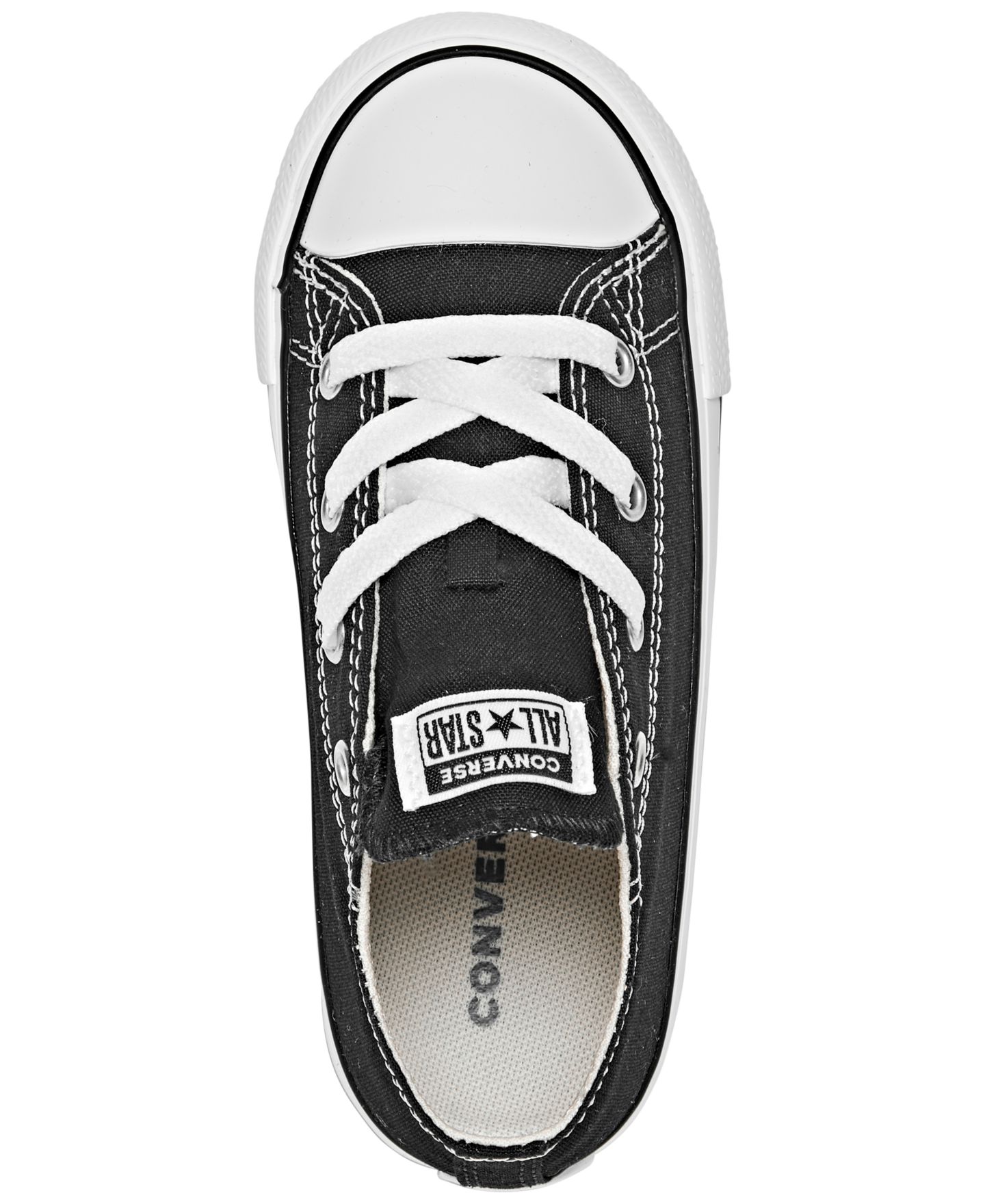 Детские кеды Converse Chuck Taylor Original для малышей, цвет: Чёрный — фото 4