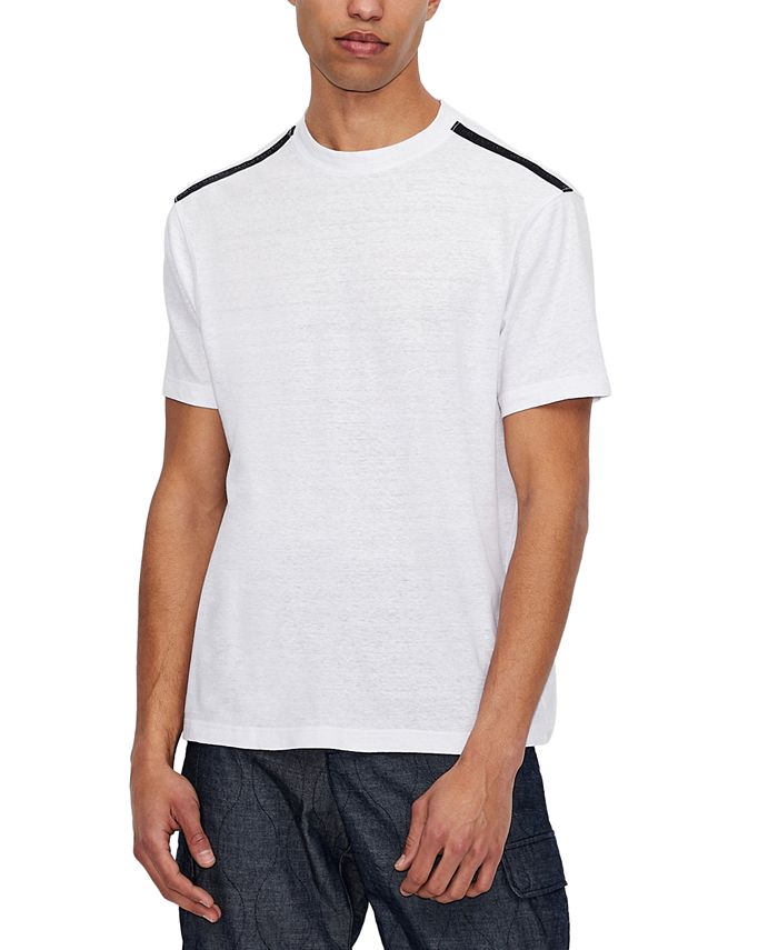 A|X Armani Exchange Men's Taping on Shoulder T-Shirt - Macy's