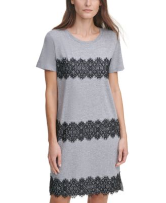 DKNY - Lace T-Shirt Dress