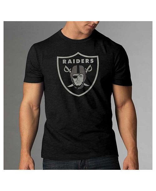 47 Brand Men S Oakland Raiders Logo Scrum T Shirt Reviews Sports Fan Shop By Lids Men Macy S
