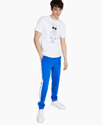 Karl Lagerfeld Paris - Men's Slim-Fit Karl Character with Sunglasses Print T-Shirt