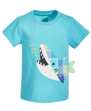 First Impressions Baby Boys Hungry Shark Cotton T-Shirt Created for Macy's