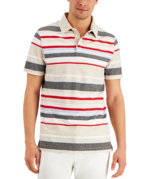 Dkny Men's Madison Striped Polo Created for Macy's