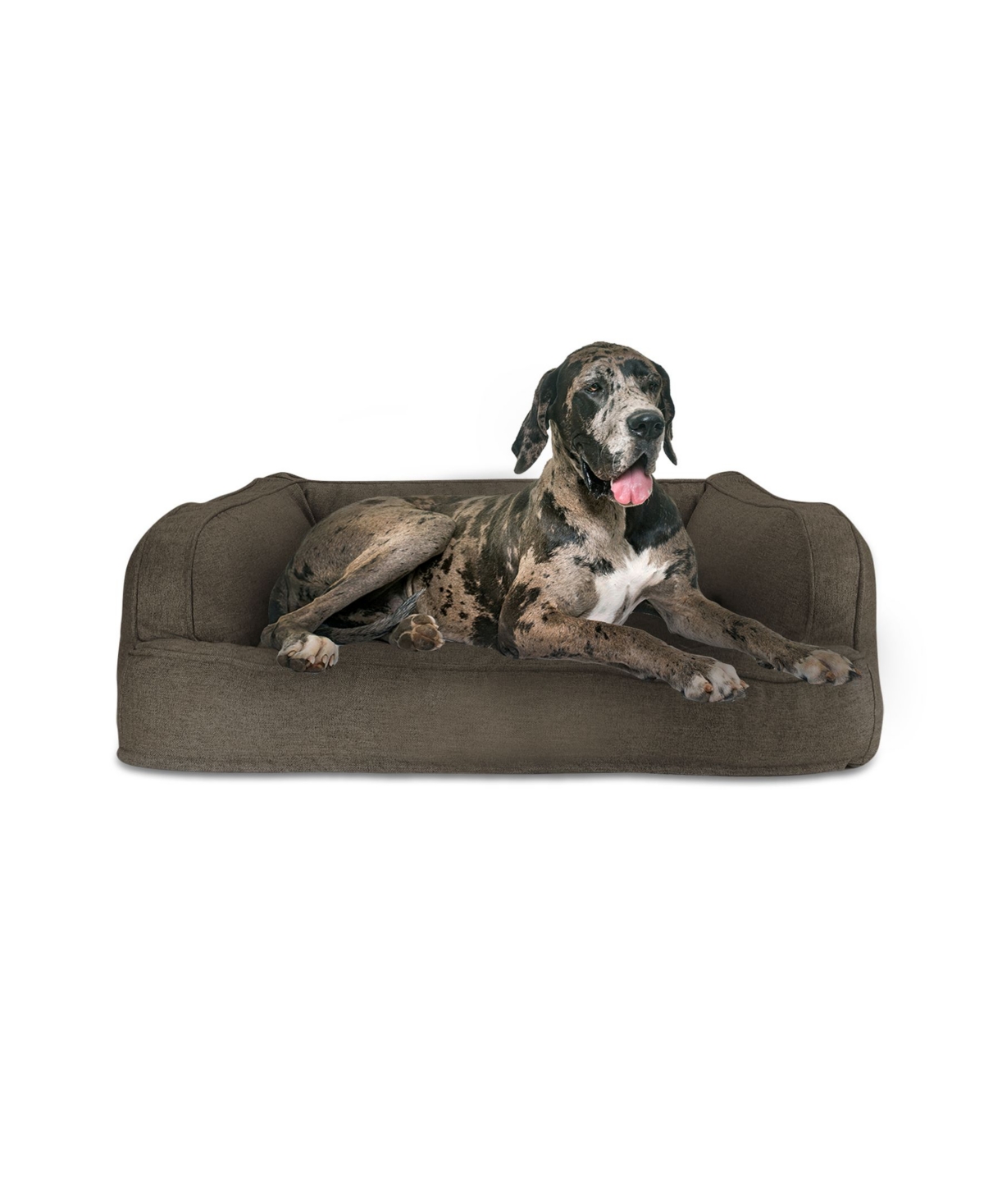 Arlee Sofa Couch Pet Dog Bed - Dark Brown