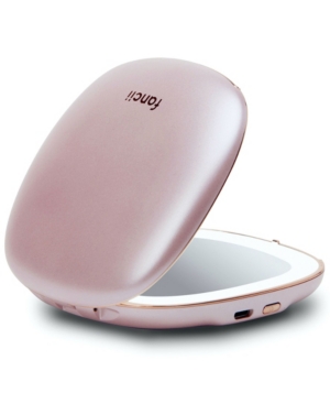 Fancii Mila Rechargeable Compact Mirror With Light In Pink