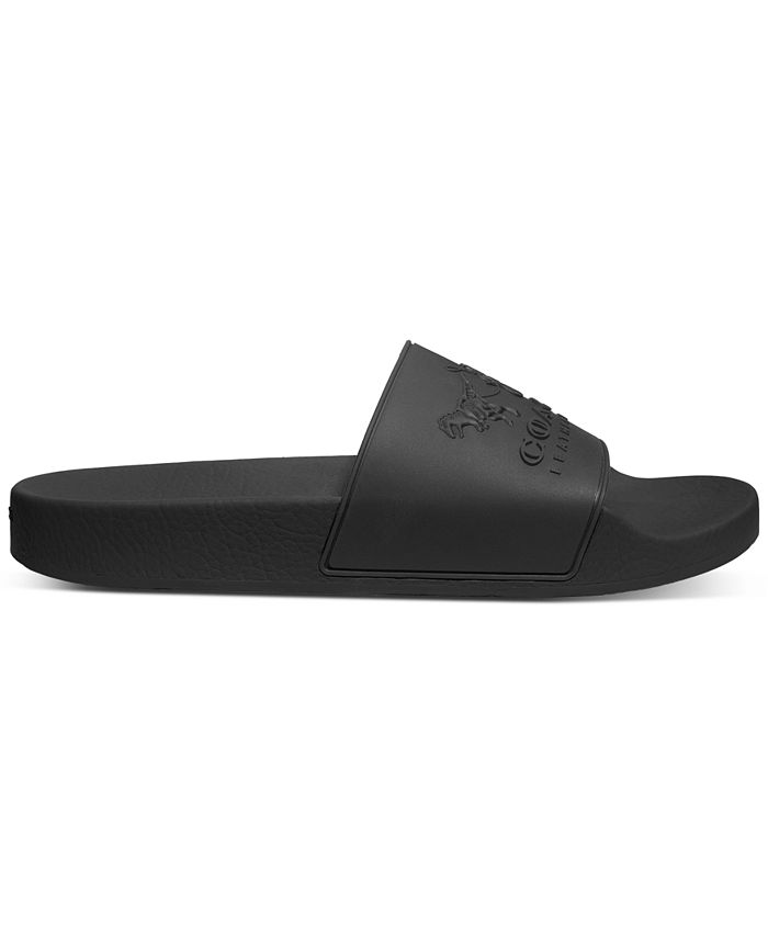 COACH Men's 3D Logo Slide Sandals & Reviews - All Men's Shoes - Men ...
