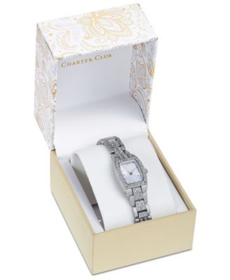 Charter club bigger watch silver Charter Club | Accessories | Charter Club Bigger Watch  main image 4