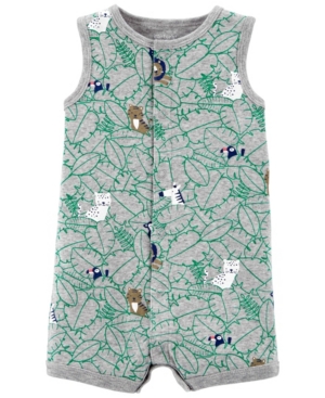 Carter's Baby Boys Striped Snap-Up Romper