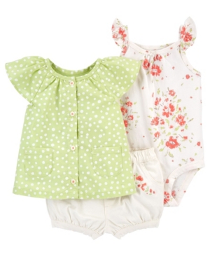 Carter's Baby Girls Floral Little Short Set 3 Pieces