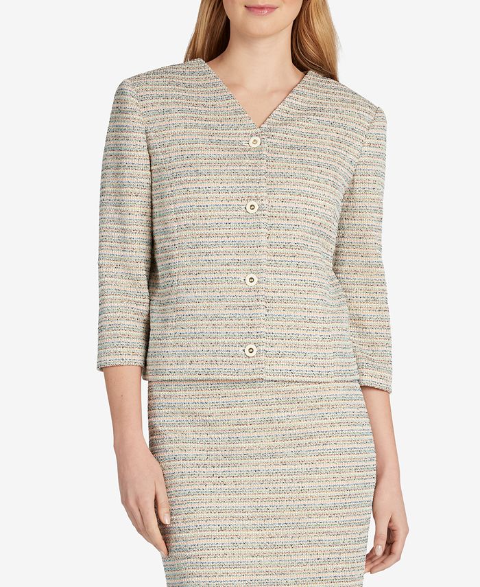 Tahari on sale tweed suit