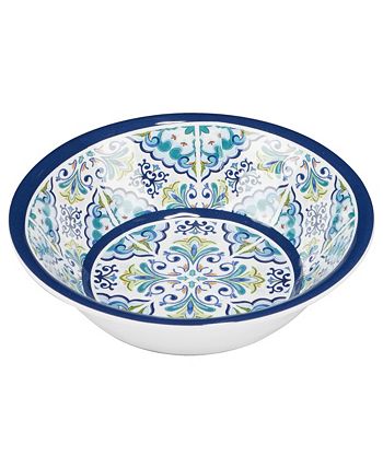 Certified International - Certified Mosaic 6pc Melamine All Purpose Bowl
