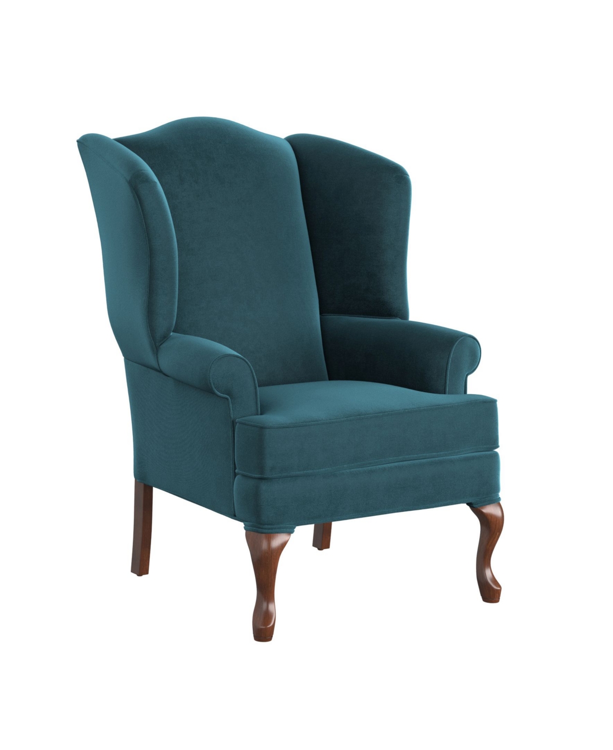Comfort Pointe Elizabeth Wingback Chair In Aqua
