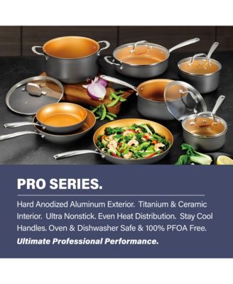 Gotham Steel Professional 13-Piece Ti-Ceramic Nonstick Cookware Set