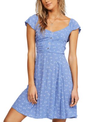 Billabong - Juniors' Forever Yours Mini Fit & Flare Dress