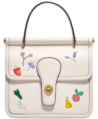 coach embroidered bag