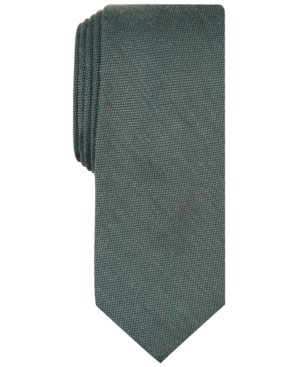 Bar Iii Men's Dunbar Solid Slim Tie, Created For Macy's In Green