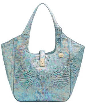 brahmin carla leather tote