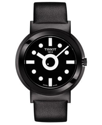 Tissot - Men's Swiss Heritage Memphis Black Strap Watch 41mm