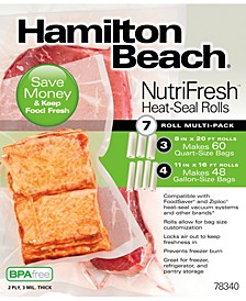 NutriFresh Heat-Seal Roll Multi-Pack - 7 Rolls