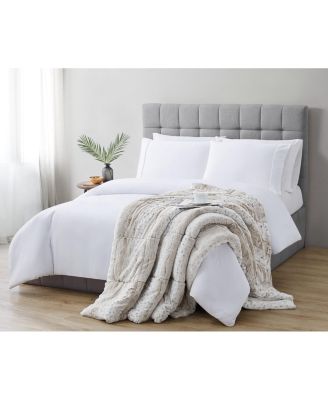 Christian Siriano Luxury Faux-Fur Throw, 60" x 70"