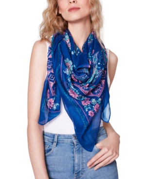 Steve Madden Large Voile Floral Scarf