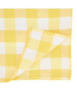 Buffalo Plaid Design Cotton Blend Tablecloth, 70" x 70"
