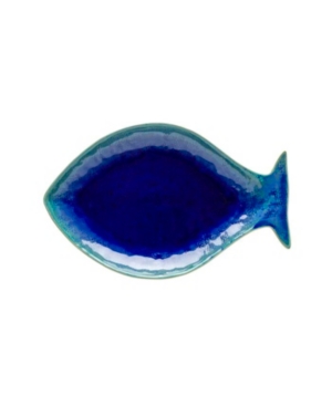 Casafina Dori Med Fish Platter 12 Inch In Blue