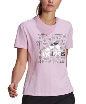 metallic adidas shirt