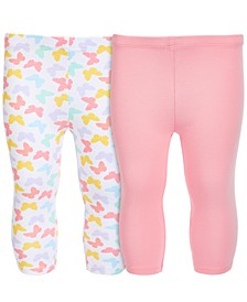 Baby Girls 2-Pc. Cotton Leggings Set, Created for Macy's