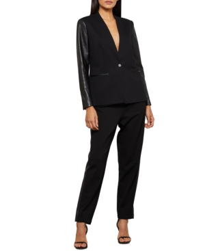 Bcbgmaxazria Mixed-Media Jacket