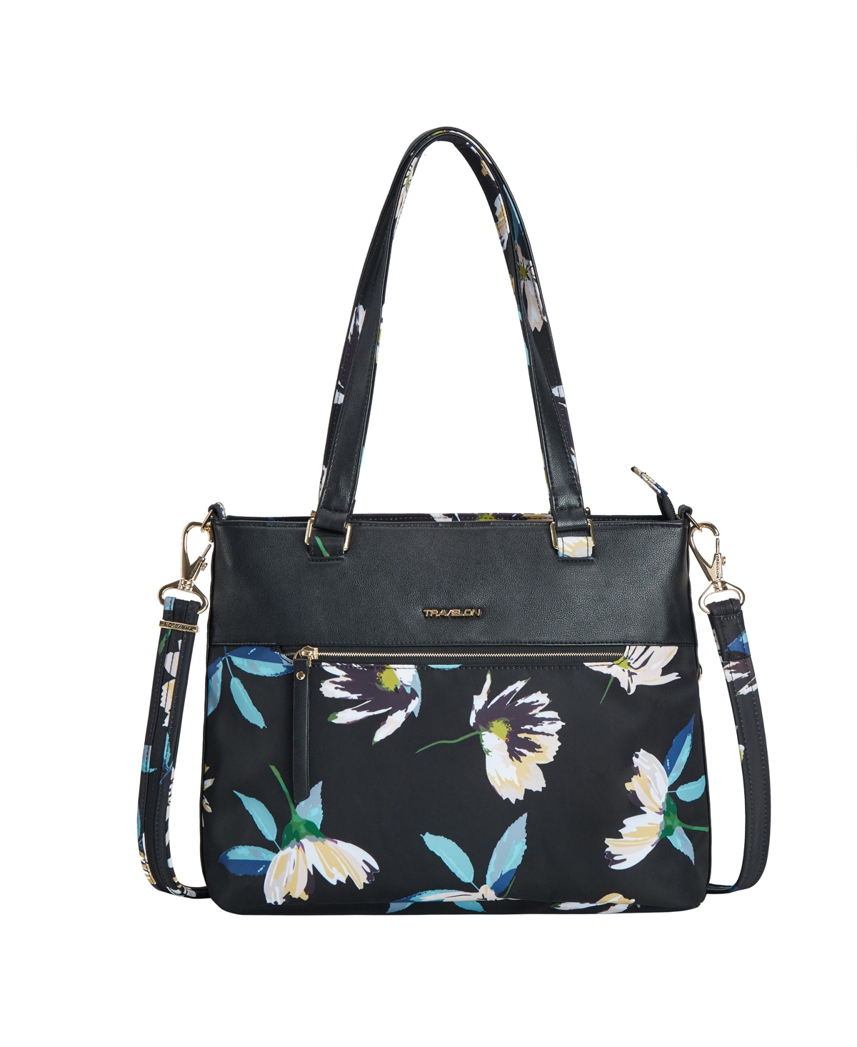 Anti-Theft Addison Tote - Midnight Floral