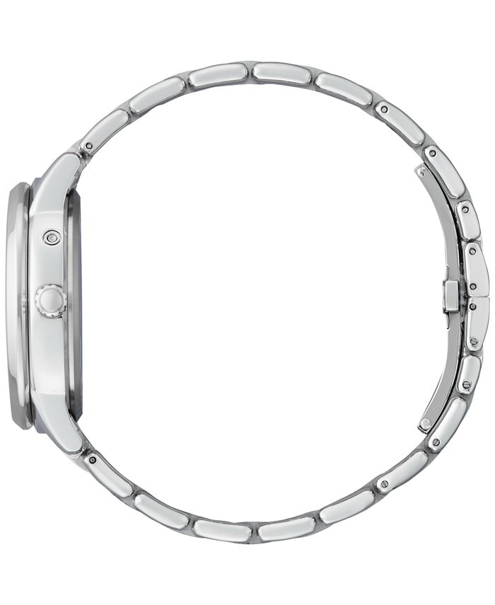 Citizen Women's Calendrier Diamond Accent Stainless Steel Bracelet ...