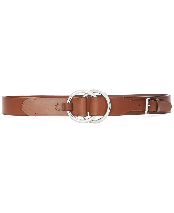 Lauren Ralph Lauren Double ORing Leather Belt Macy's