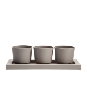 Bloem Trio Flight 3 Planter Pots with 14
