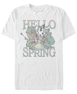Men's Alice in Wonderland Spring Garden Alice Short Sleeve T-shirt