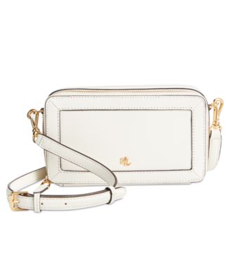 lauren ralph lauren crosshatch leather danna crossbody