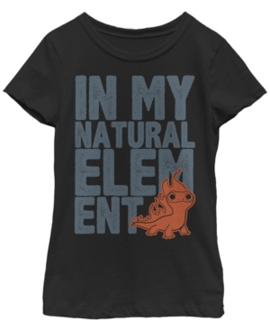 Big Girls Frozen 2 Element Block Short Sleeve T-shirt