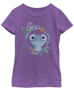 Big Girls Frozen 2 Watercolor Salamander Short Sleeve T-shirt