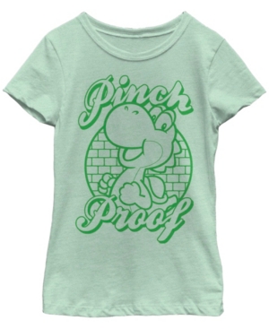 Big Girls Nintendo Pinch Proof Yoshi Short Sleeve T-shirt
