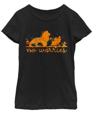 Big Girls Lion King Paint Walk Short Sleeve T-shirt