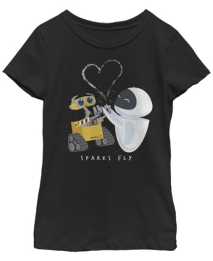 Big Girls Wall E Sparks Fly Short Sleeve T-shirt
